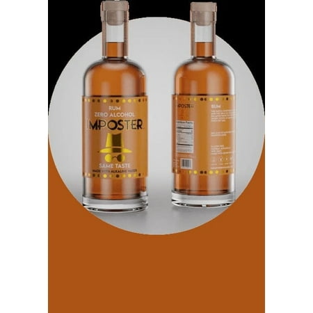 Imposter Beverages, Rum, 750ml Bottle, 0% Alcohol