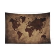 thumbnail image 1 of CAPSCEOLL World Map Wall Hanging, Black & Brown, 60X50 Inches - Perfect for College Dorm Room Decorations, 1 of 4