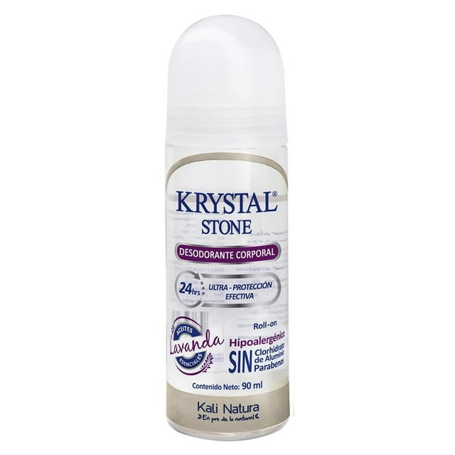 Desodorante Corporal Roll On Krystal Stone Lavanda 90 ml