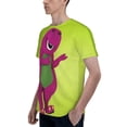 thumbnail image 3 of Barney And Friends Men's T Shirt Summer Casual Fashion Unisex Short Sleeve Graphic Crew Neck Tees Tops, 3 of 8