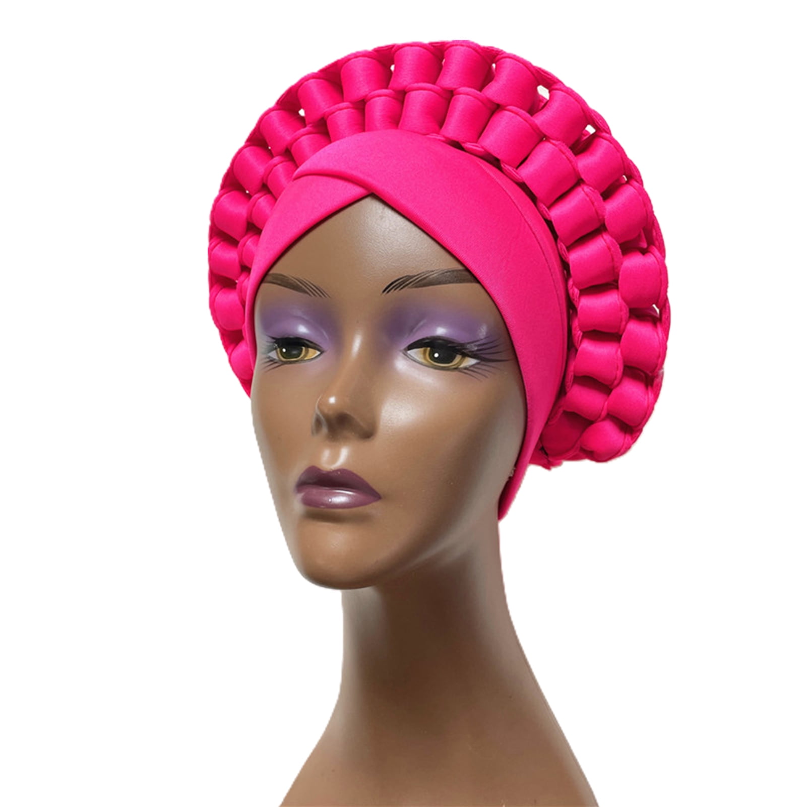 African Women Auto Gele African Head Tie ASO Oke Head Wrap Scarf