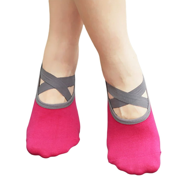 Zando Women's Non Slip Socks Grip Socks for Women Pilates Towless