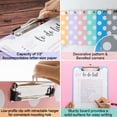 thumbnail image 2 of BAZIC Clipboard Carnival Polka Dot 12.5"x9", Low Profile Clip, Paperboard Fits A4 Letter Size, 6-Pack, 2 of 5