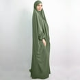 thumbnail image 4 of Shinycome One-Piece Prayer Dress Full Cover Hooded Islamic Abaya Kaftan with Hijab, 4 of 14