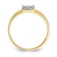 thumbnail image 2 of 10k Yellow Gold Cubic Zirconia Cz Baby Ring, 2 of 9