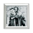 thumbnail image 1 of Cadre Photo en Métal 5x5 Plaqué Argent Brossé, 1 of 1