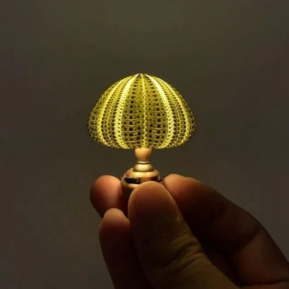 Veilleuse Oursin Mini Lampe de Bureau Accessoires Lampe de Poupée Ornements Étoiles Lumières de Toit pour Voiture Lampe Dinosaure Lumière de Voyage pour Filles Chambre Océan