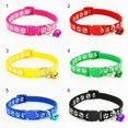 thumbnail image 3 of Topwoner 19-32cm Pet Cat Dog Adjustable Necklace Collar Footprint Shape With Bells Pet Supplies for Lovely Pet, 3 of 6