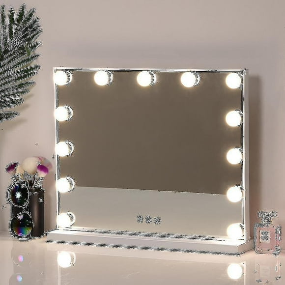Miroir de Maquillage Hollywood 52x42 cm 12 Ampoules DEL Newway (Ampoule Seulement)_ YOUYOU