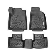 Floor Mat Set 3 - Compatible with 2015 - 2022 Jeep Cherokee Sport Utility 4-Door 2016 2017 2018 2019 2020 2021