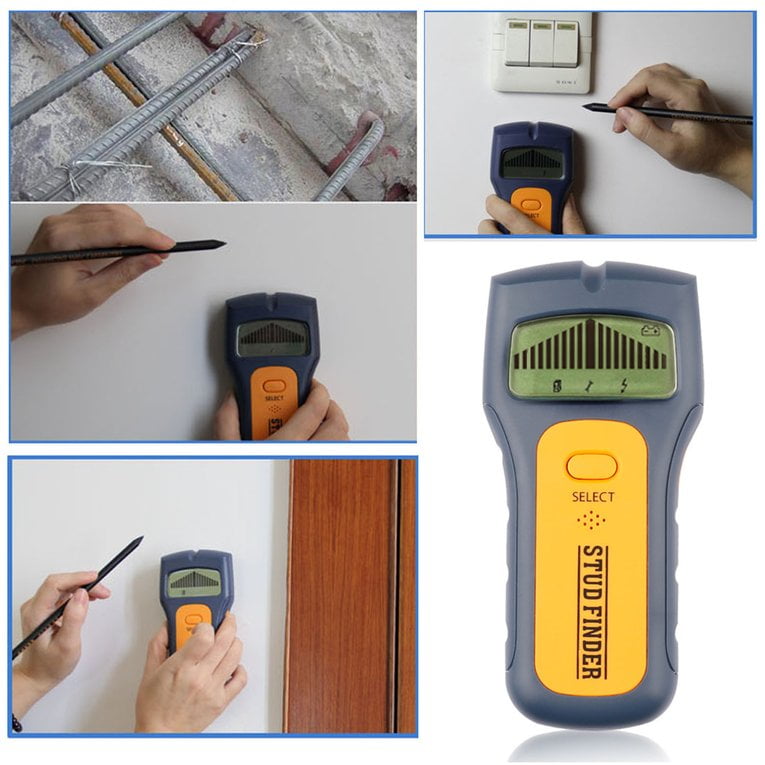 Measuring Tools Professional 3 In 1 Stud Finder Portable Size Handheld Metal Wood... by