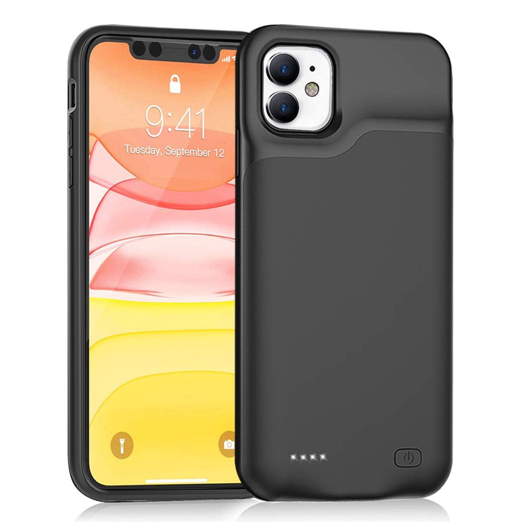 iPhone 11 Battery Case, Exgreem 4500mAh Ultra Thin Rechargeable