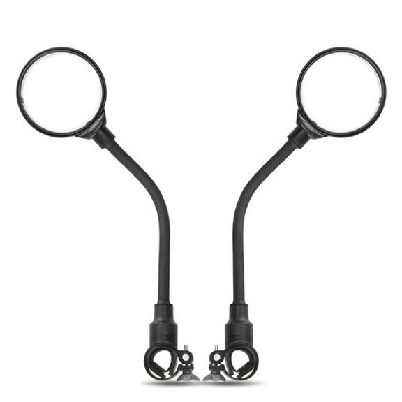 Wide Angle Bendable Mirrors for Motorcycle and Bicycle Easy Install and Adjust