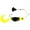 Black, variant on Strike King Mr Crappie Spin Baby Spinnerbait 1/8 oz Tuxedo Black Panfish Lure