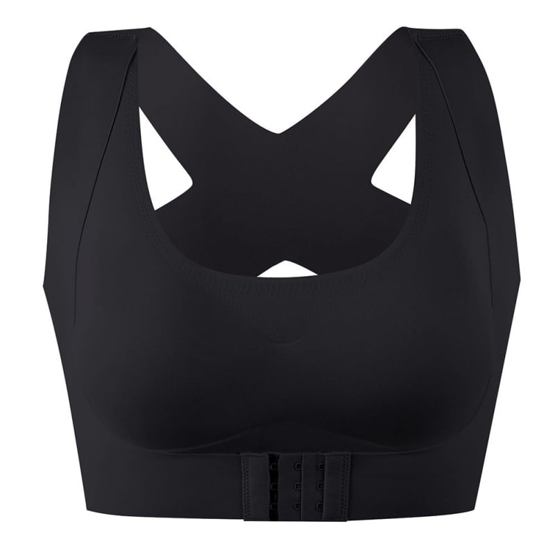 Women Lift and Support Wire-Free Bra,Adjustable Back Posture Corrector ...