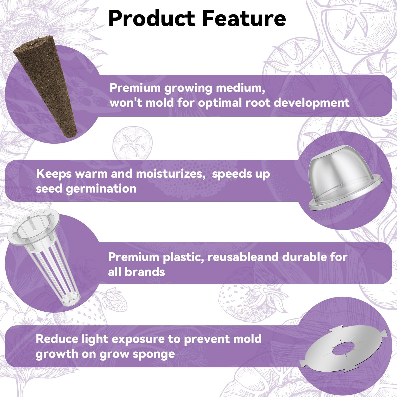 Plant Growing Kit Lettuce 12Pod for Hydroponic Systems