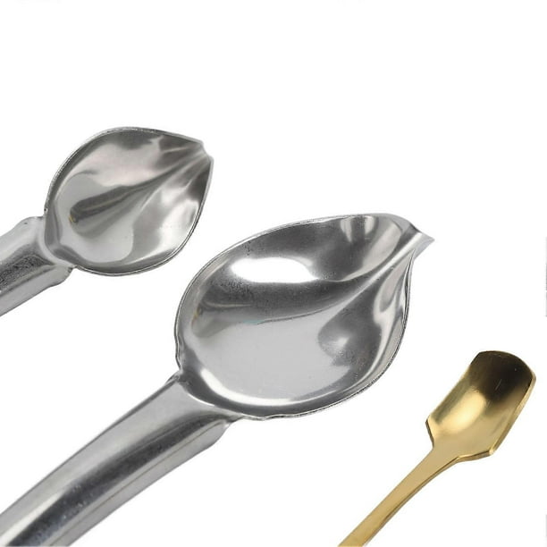 3Pcs Cooking Drawing Decorative Spoons Multipurpose Stainless Steel Chef Painting Set for Plates Cakes Coffee