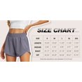 thumbnail image 7 of Cueply Women's Running Shorts High Waisted Athletic Gym Workout Shorts with Liner Zipper Pockets, 7 of 7