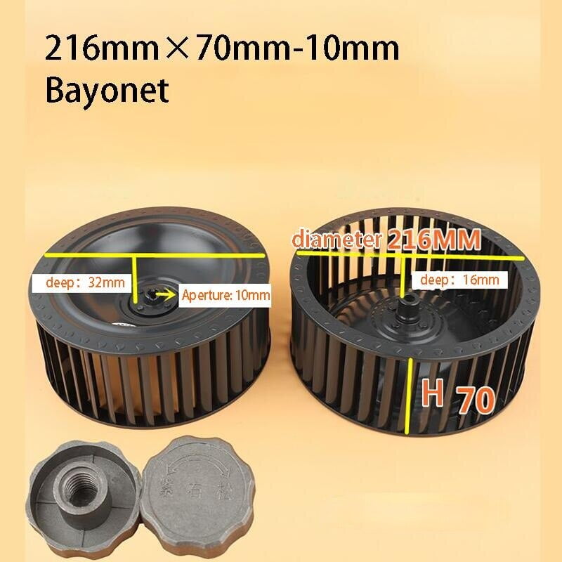 High pressure centrifugal wind wheel plastic wind wheel for Multi