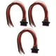 thumbnail image 1 of Cables conectores hembra OBD2 de 16 pines, 30cm, J1962 OBDII, adaptador automotriz, Cable de extensión de diagnóstico, 3 uds. Jadeshay  A, 1 of 8