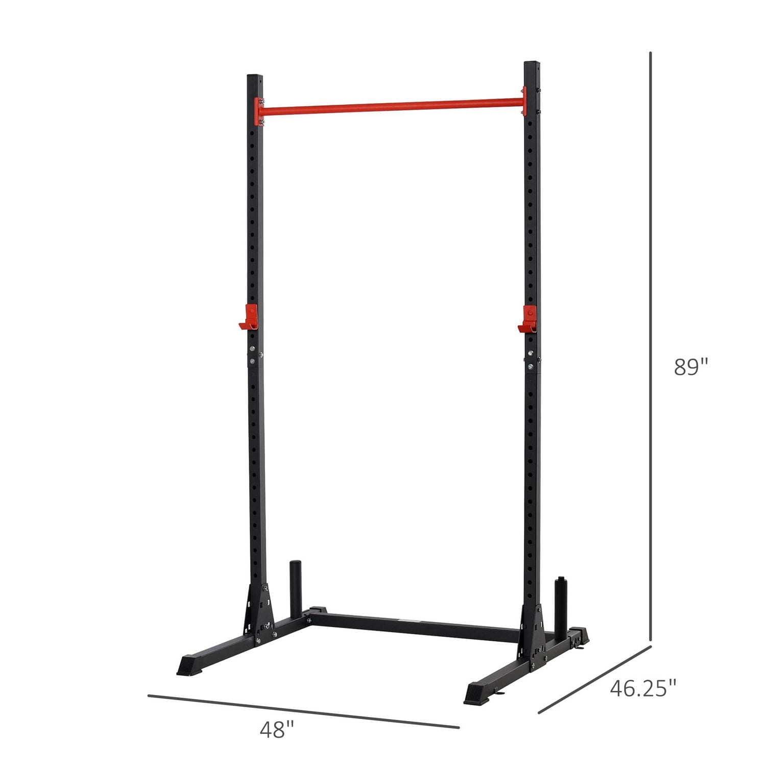 Strength Power Squat Rack Barbell Lifting Pull Up Weight Stand Home Gym