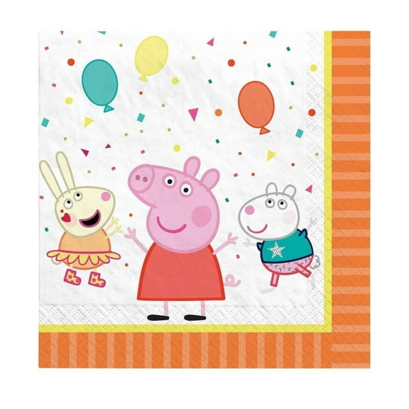 Peppa Pig 'Confetti Party' Lunch Napkins (16ct)