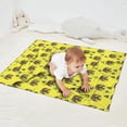 thumbnail image 2 of Yellow Bigfoot and Tree Pattern Blanket,Comfortable Soft Flannel Throw Blanket,All Season,Warm Lightweight Blankets for Sofa Bed Couch Living Room Chair,30"x40", 2 of 4