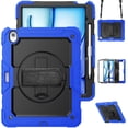 thumbnail image 1 of XYX For iPad Air 13 inch Case (2025 M3/2024 M2), 360 Rotating Shockproof Cover with Stand, Screen Protector, Shoulder Strap, Blue, 1 of 7
