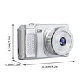 8X 4K HighDefinition Digital Camera Integrated with Photography and