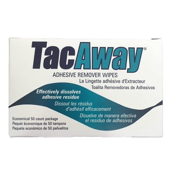 Toallita removedora de adhesivo Torbot Tacaway TRMS408W sin acetona
