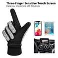 thumbnail image 4 of Gants d'Hiver -20 Gants Thermiques Gants Chauds pour Temps Froid Gants de Course Gants de Vélo à Écran Tactile pour Hommes Femmes Adaptés pour la Randonnée Conduite, Large Utilisation, 4 of 6