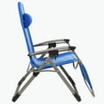 thumbnail image 2 of Kamp-Rite Outdoor Folding Reclining Zero Gravity Chair w/Head Pillow, Blue, 2 of 9