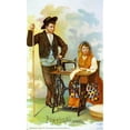 thumbnail image 2 of Chromolithograph Depicting People From Portugal With A Sewing Machine History (18 x 24), 2 of 2