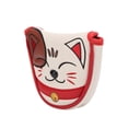 thumbnail image 3 of Haofy Center Putter Club Cover,Lucky Cat Waterproof Mallet Head Cover Club Center Putter Headcover Guard Protector, Putter Cover With Magnetic Closure, 3 of 8