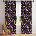 thumbnail image 5 of Blackout Kids Curtains,Halloween Bat Moon Eye Pattern Childrens Insulated Curtains Set Of 2,Bedroom Essentials,Toddler Room Decor 42"x84", 5 of 5