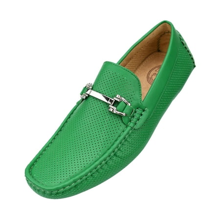 Moccasin Driving Shoes Amali Mens Perforated Smooth Driver, Comfortable Loafer Shoe, Casual Driving Moccasin, Style Nolan ()