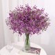 thumbnail image 2 of Xiao Hua Ramos de flores artificiales de Gypsophila morada, 7 unidades, tacto real, para bodas, fiestas, decoración del hogar., 2 of 5