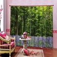 thumbnail image 3 of Cortinas de poliéster cortinas de pared colgando de la pared de la pared de la pared de la pared suministros para el hogar para el baño de la sala de estar dormitorio m paquete de 2 seitruly HA010904-02, 3 of 7