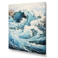 thumbnail image 2 of Designart "Japon Art Waves Of Calm III" Nautical & Beach Canvas Print, 2 of 5