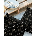 thumbnail image 2 of Vintage Nautical Anchor Lifebuoy Octopus Animals Outdoor Pillow Covers Set of 2, Decorative Waterproof Throw Pillow Case, Black Cotton Linen Soft Cozy Cushion Pillowcases, 2 of 6