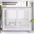 thumbnail image 3 of Magnetic Window Screen Clips Self Adhesive For Fly Screen Insects Protection Mounting Buckle Screen Button Clips With Iron Sheet 12pcs, 3 of 7