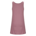 thumbnail image 6 of APEXFWDT Women's Sleeveless Summer Dress Bodycon Mini Tank Dresses Women Crew Neck Basic Dress for Tennis Workout, 6 of 8