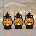 thumbnail image 2 of Lámpara de aceite de Halloween Linterna de calabaza portátil Decoración de calavera Luz nocturna Lámpara de calabaza de Halloween Linterna decorativa fantasma portátil Led Retro Ha, 2 of 5