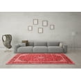 thumbnail image 3 of Ahgly Company Indoor Square Persian Red Traditional Area Rugs, 5' Square, 3 of 4