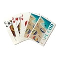 thumbnail image 1 of Cape Cod, Massachusetts, Beach Scene, Lantern Press, Premium Playing Cards, 52 Card Deck with Jokers, USA Made, 1 of 5