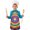 Colorful Tie Dye, variant on Rainbow Tie Dye Mandala Pattern Kids Aprons for Girls and Boys,Adjustable Neck Strap Toddler Aprons for Kids Cooking Baking