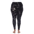 thumbnail image 4 of White Mark Women's Plus Size Super Soft Camo Print Leggings, 4 of 4