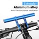 thumbnail image 3 of Bicycle Extension Rackextension Racklight Coder Rackbicycle Standmultifunctional Aluminum Alloy Bracket, 3 of 5