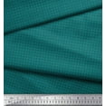 thumbnail image 3 of Soimoi Green Cotton Voile Fabric Flower Geometric Printed Craft Fabric by the Yard 42 Inch Wide, 3 of 3