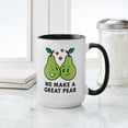 thumbnail image 4 of CafePress - We Make A Great Pear Large Mug - 15 oz Ceramic Large White Novelty Mug, 4 of 4